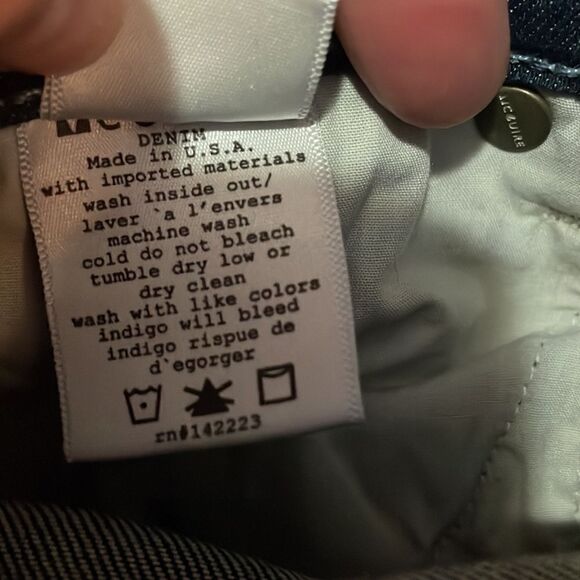 Anthropologie McGuire Dark Wash Newton Skinny Jeans - Picture 7 of 9